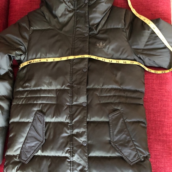 ADIDAS | Army green down filled puffer jacket - Picture 8 of 16